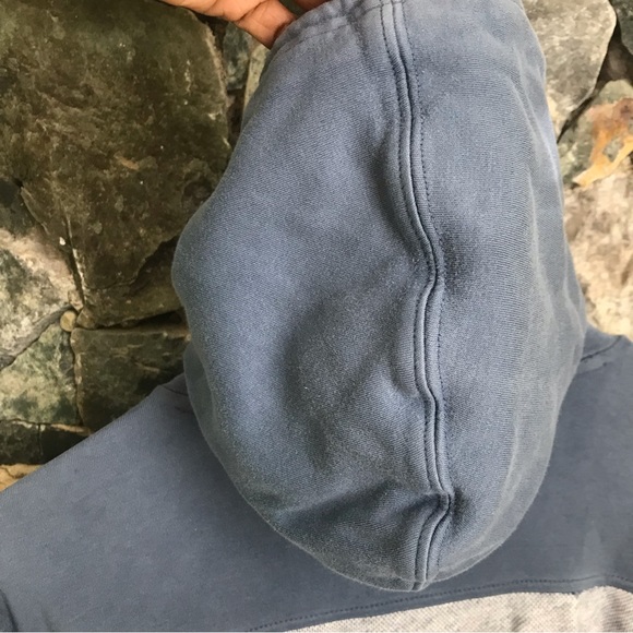 Hurley Gray & Black cotton polyester hoodie with draw cord size Medium - Picture 11 of 14